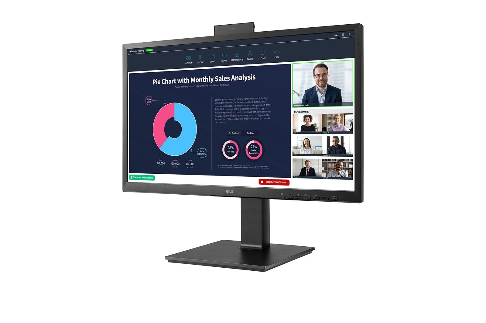 23.8 IPS 1920X1080 HDMI DP USB-C USBX3 MULTIMED - immagine 4