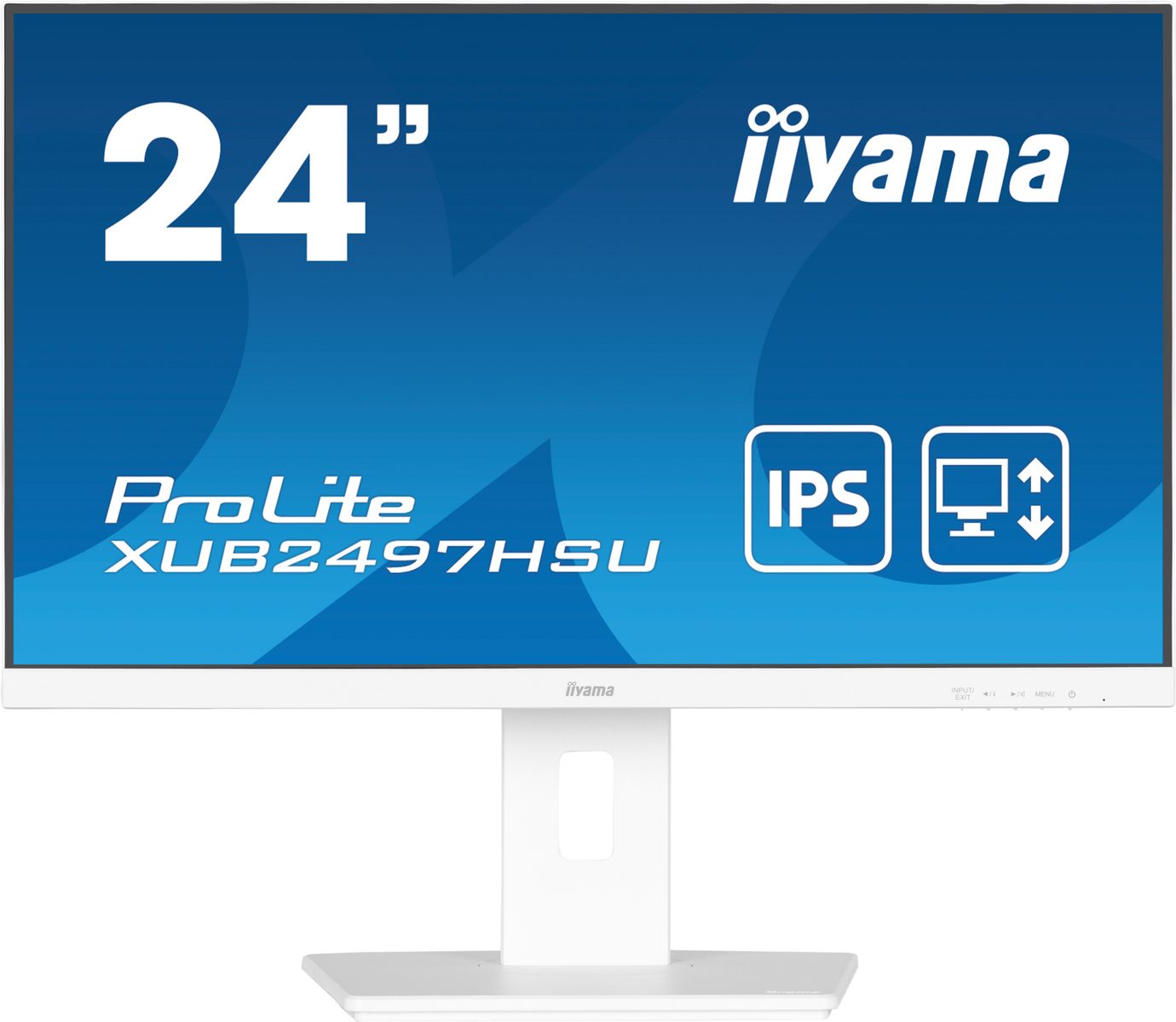 24 WHITE IPS-panel, 1920x1080@100Hz, 15cm Height