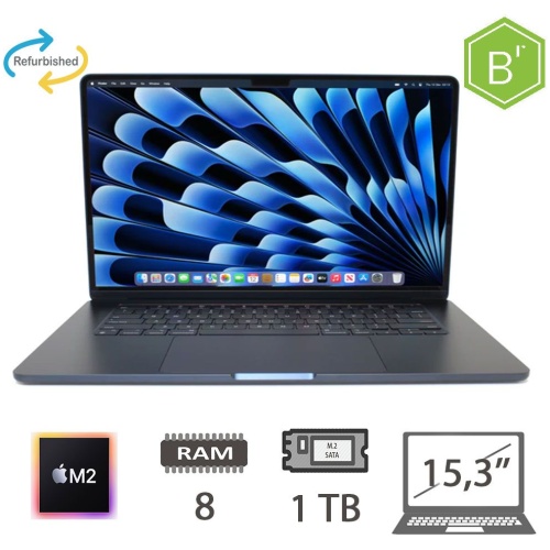 MBA 15,3 (2023)M2-8C CPU/8/1TB/10C GPU/MDN/2Y - B