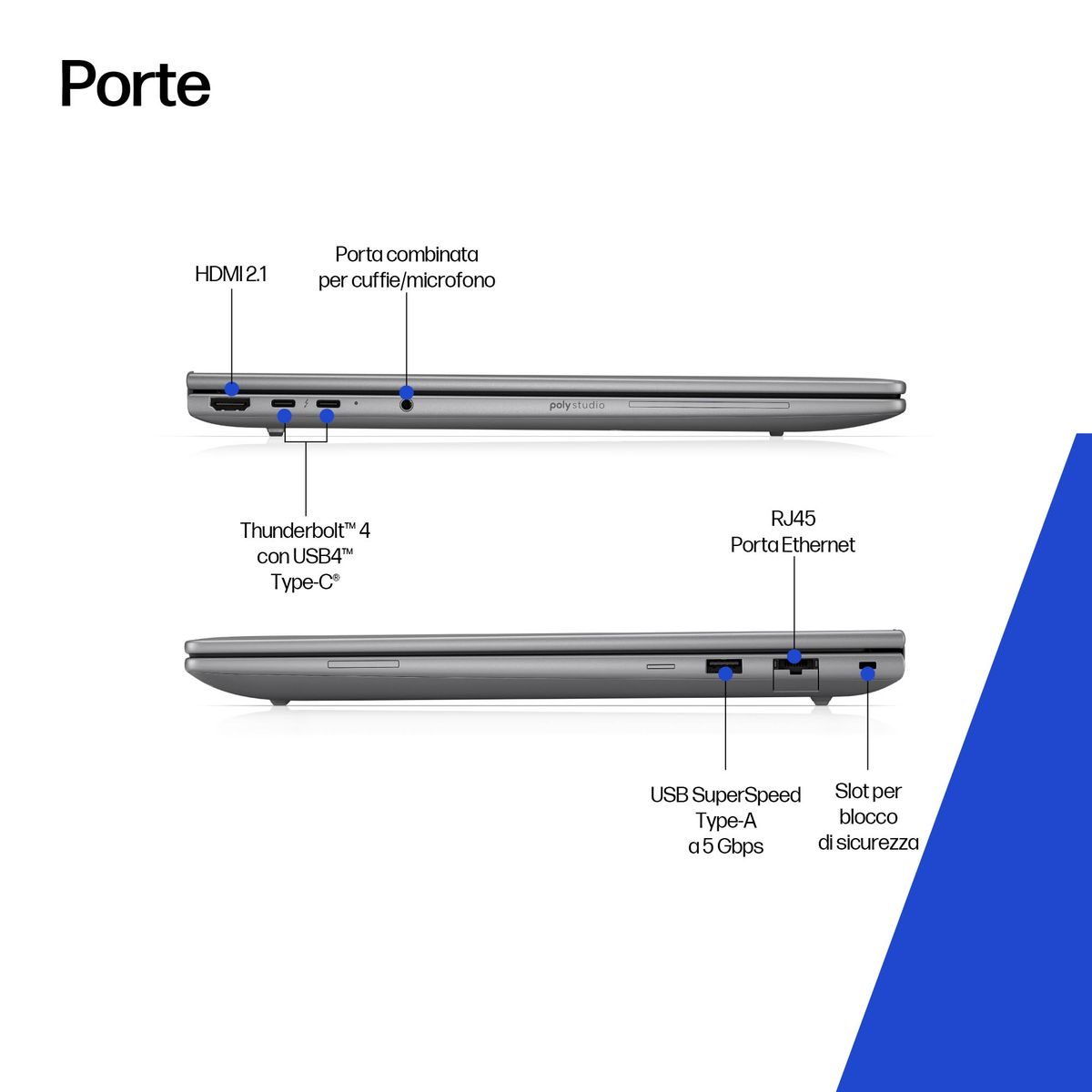 ZBOOK 8 14G1I ULTRA7 255H 32/1 RTX500 W11P 3YOFF - immagine 4