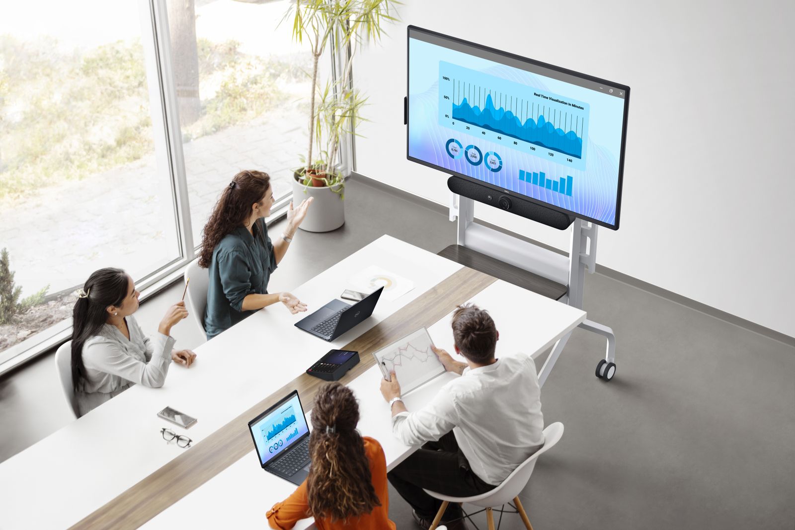 DELL 55 4K CONFERENCE ROOM MONITOR P5525QC - immagine 9