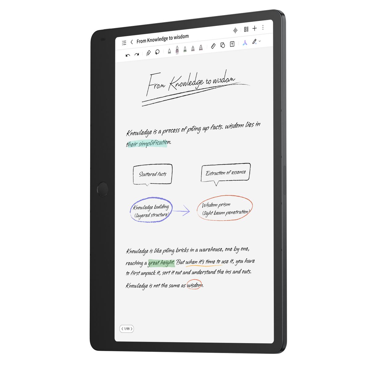 TCL Note A1 NXTPAPER Grey T-pen Pro+Magnetic Flip - immagine 8