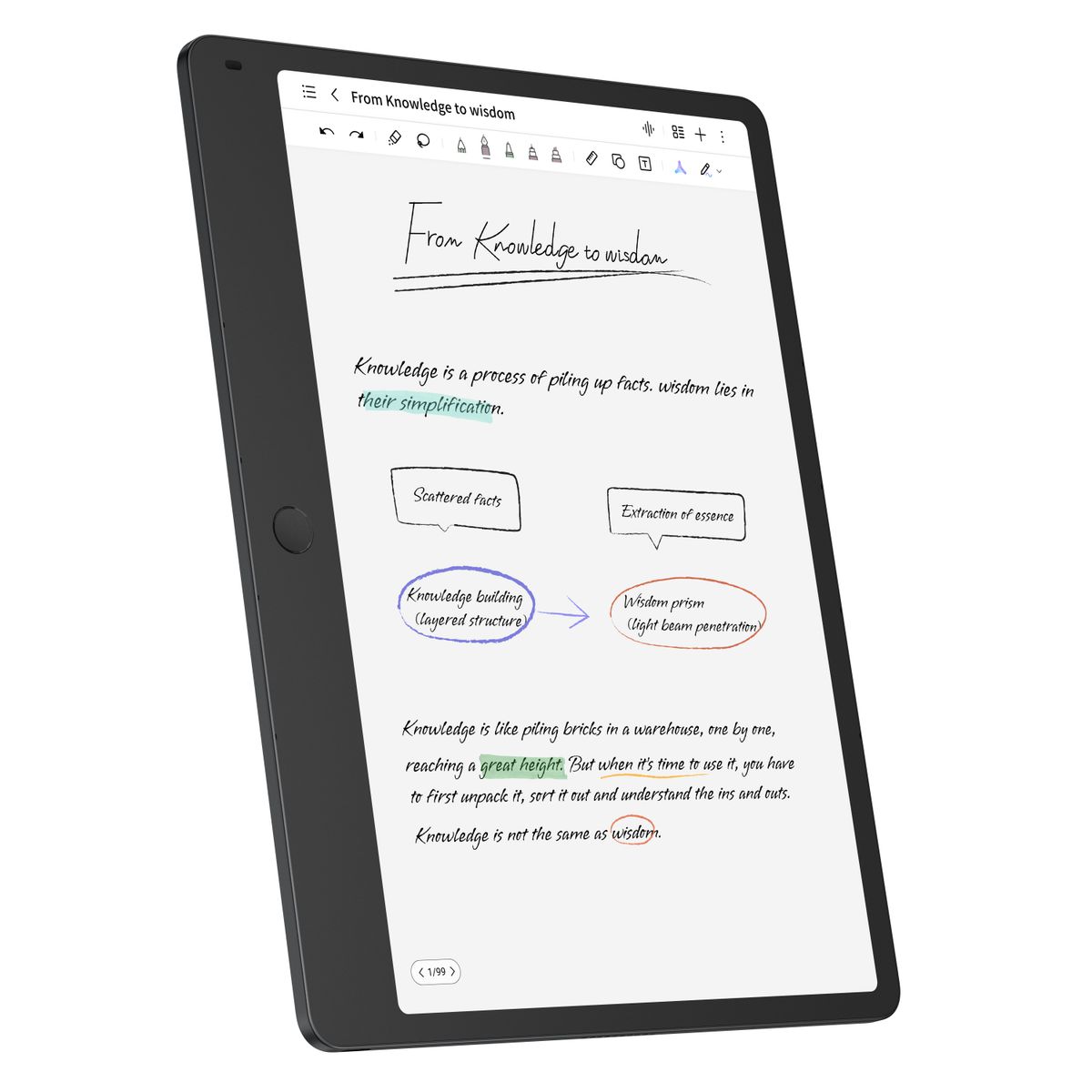 TCL Note A1 NXTPAPER Grey T-pen Pro+Magnetic Flip - immagine 5