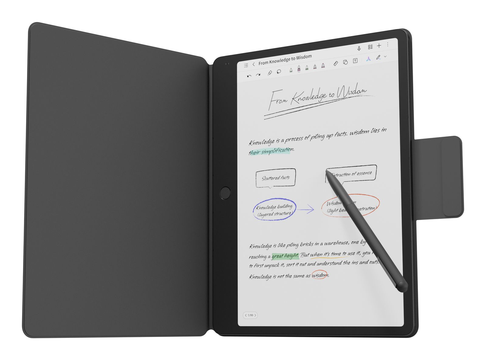 TCL Note A1 NXTPAPER Grey T-pen Pro+Magnetic Flip - immagine 12