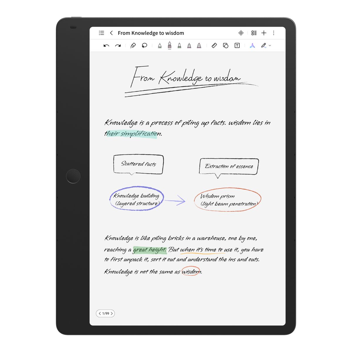 TCL Note A1 NXTPAPER Grey T-pen Pro+Magnetic Flip