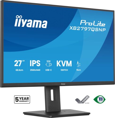 27  IPS-panel, 2560x1440 USB-C, KVM, HDMI DP