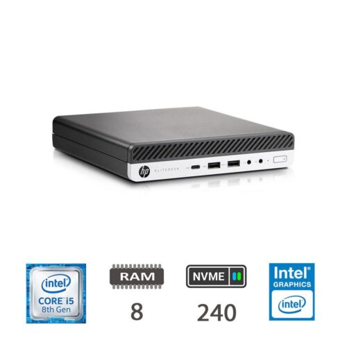 HP 800 G4 DM I5-8500T/8/NVME256/W11P/2Y