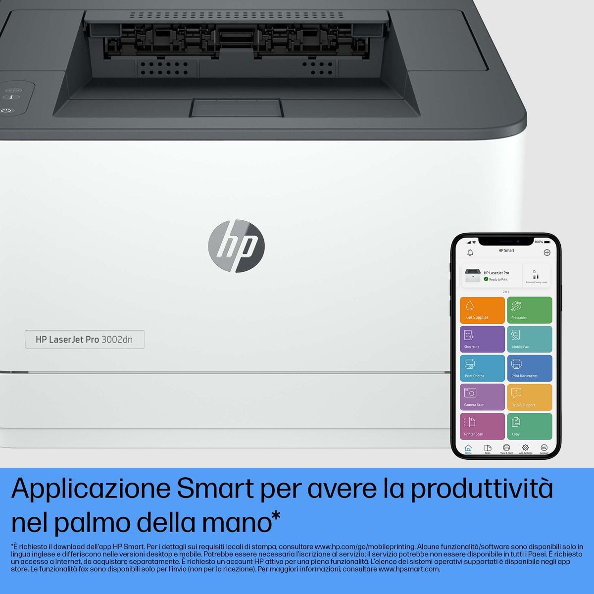 HP LASERJET PRO 3002DW 33PPM ETH WIFI USB F/R 1YW - immagine 10