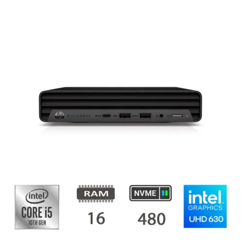 HP 800 G6 DM I5-10500T/16/NVME480/W11P/2