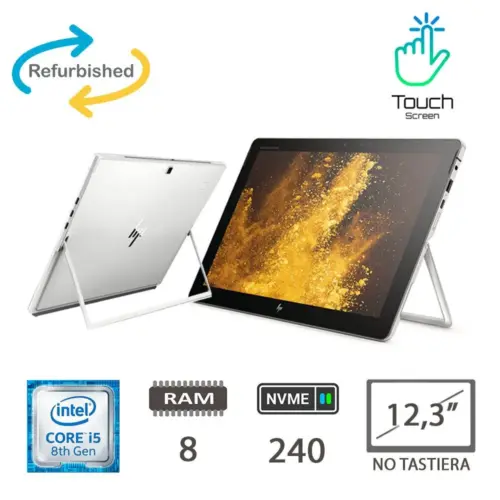HP ELITE X2 G4 TS I5-8265U/8/NVME240/12,3/W10P/2Y