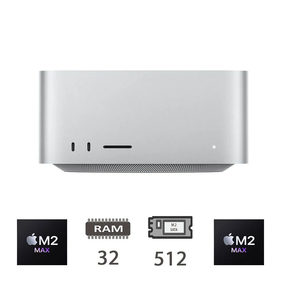 MAC STUDIO (2023)M2-MAX/12C/32/512/30C GPU/2Y