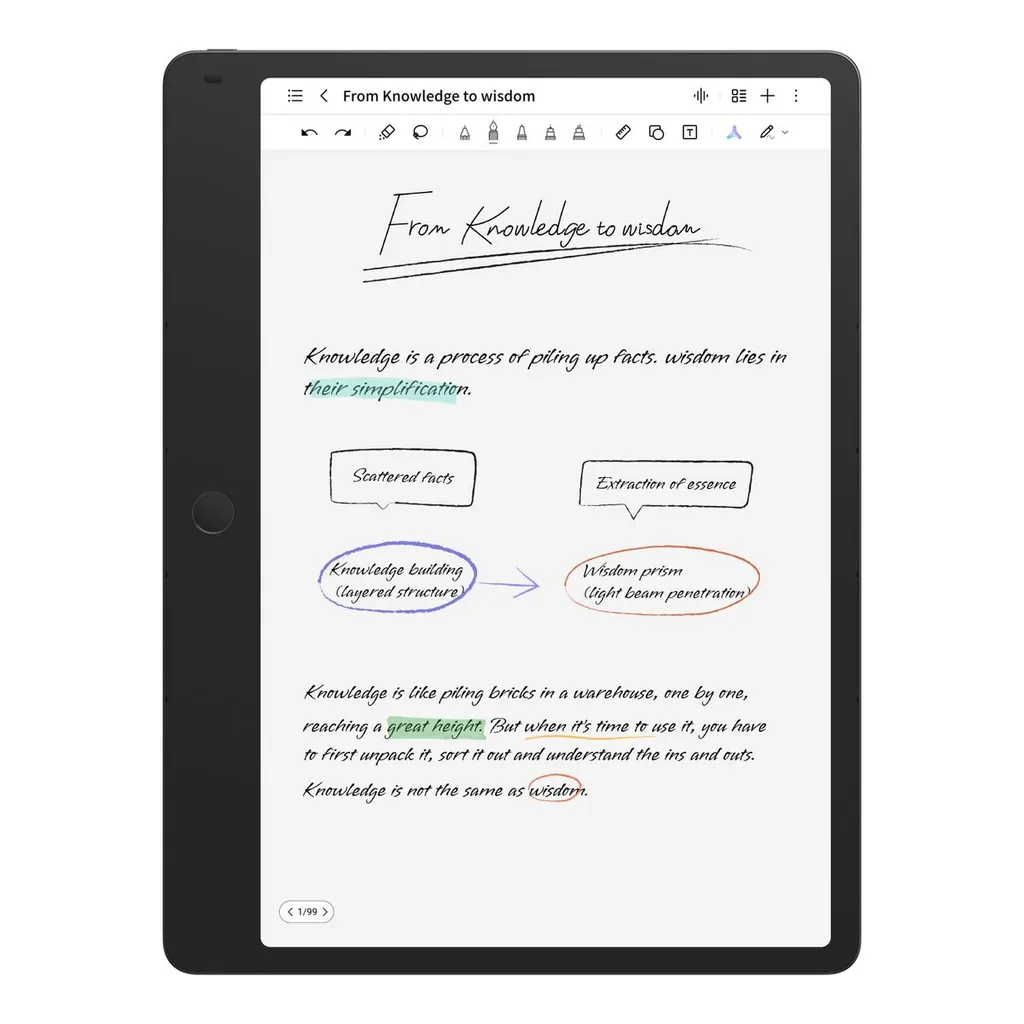 TCL Note A1 NXTPAPER Grey T-pen Pro+Magnetic Flip