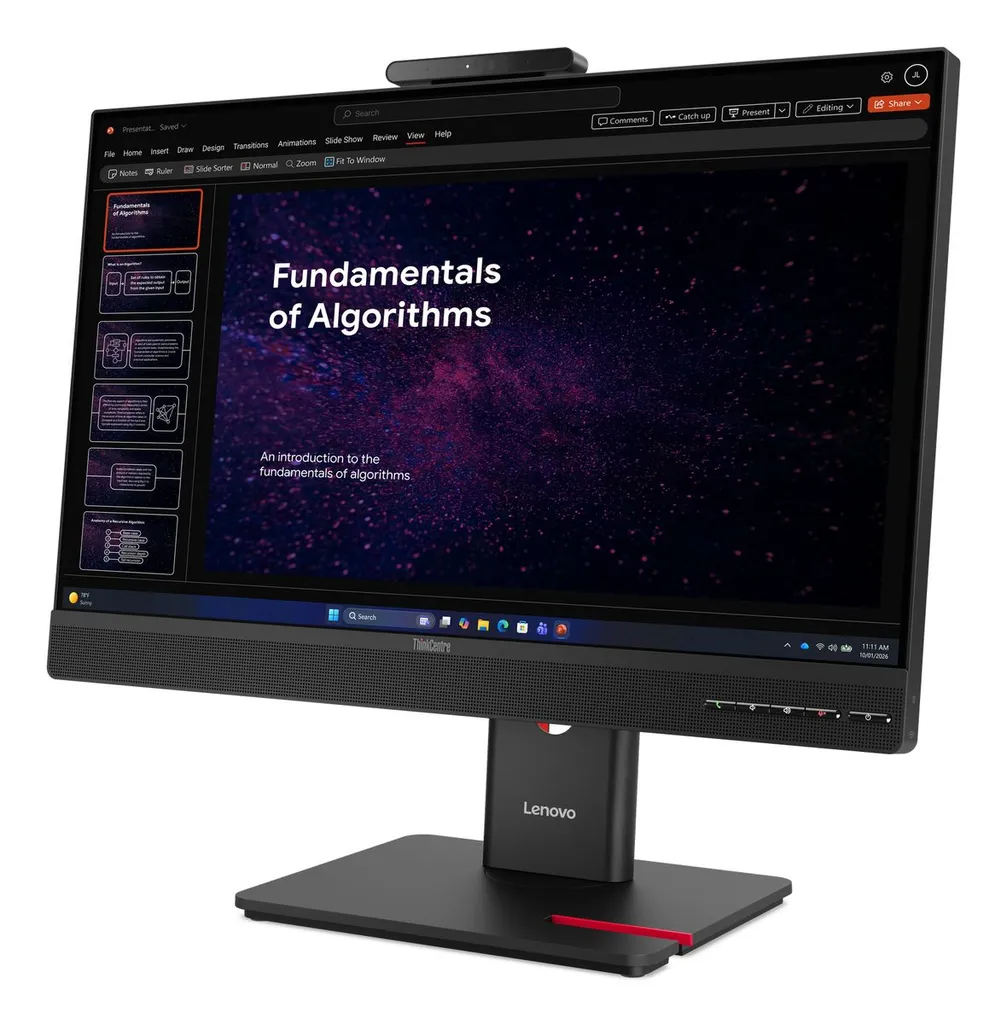 TS THINKVISION TINY-IN-ONE 23.8 FHD IPS CAMERA+SPE - immagine 2