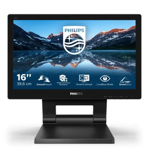 15,6  16:9, TOUCH SCREEN VGA DVI DP HDMI USB