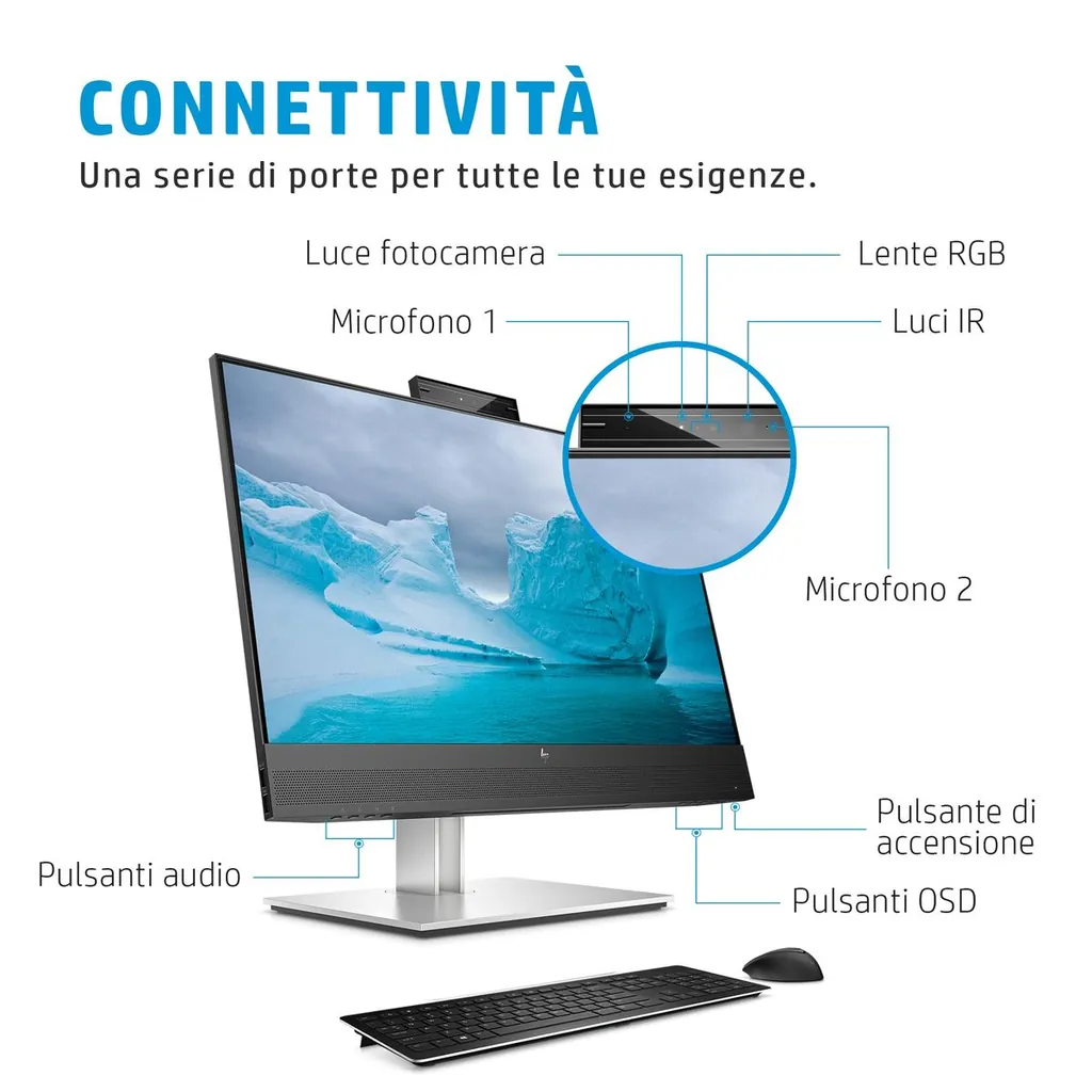 HP E24MV G4 CONF FHD 23.8 1920X1080 3YWOFF - immagine 13