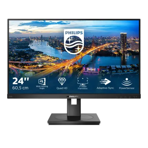 23,8 IPS 2K 2560X1440 ERGONOMIA TOT. 4MS 250CD/M2