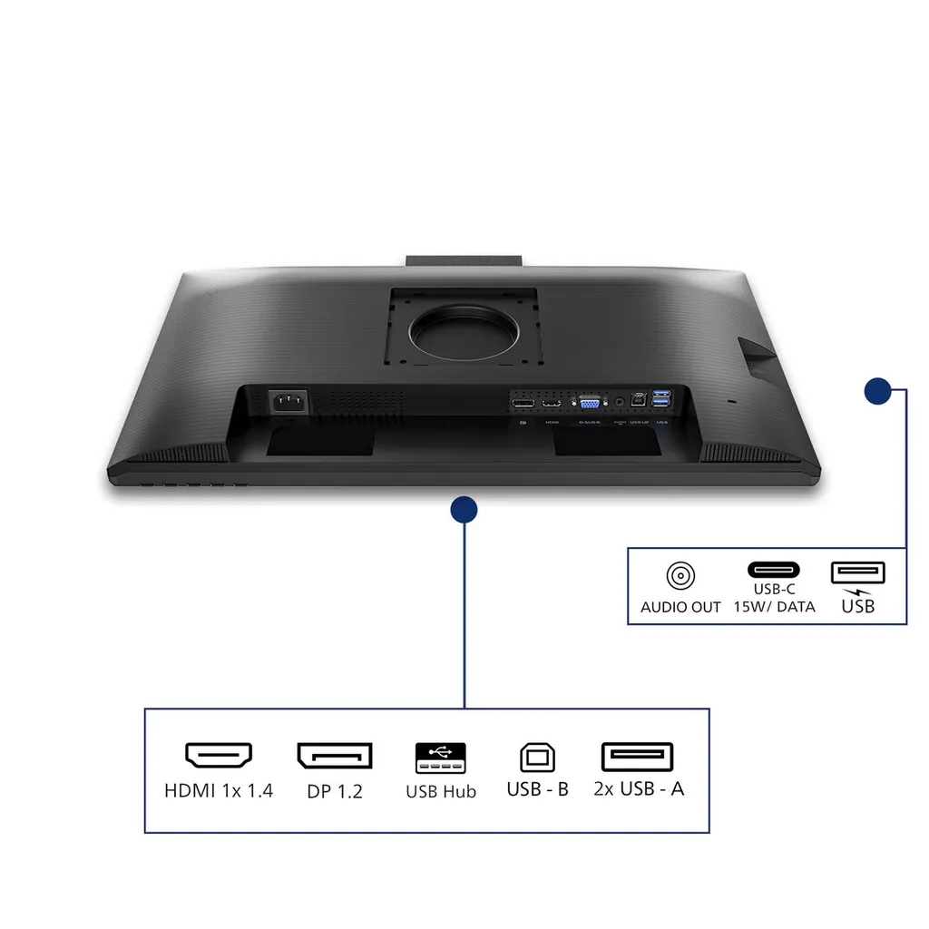 23,8 16:9 IPS 1920x1080 120Hz vga hdmi dp hub usb - immagine 4