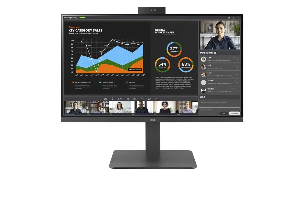 23,8 IPS BORDERLESS - WEBCAM FHD