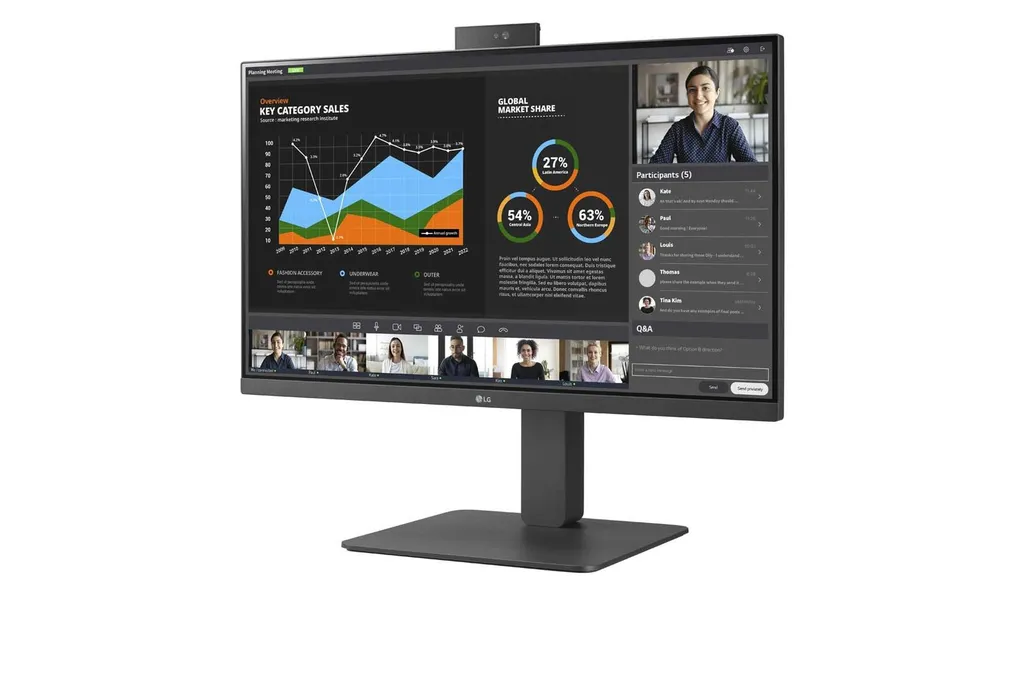 23,8 IPS BORDERLESS - WEBCAM FHD - immagine 3
