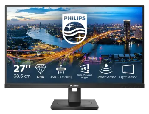 27 IPS USB-C DOCKING 2560*1440, 75 HZ, 350CD/M2