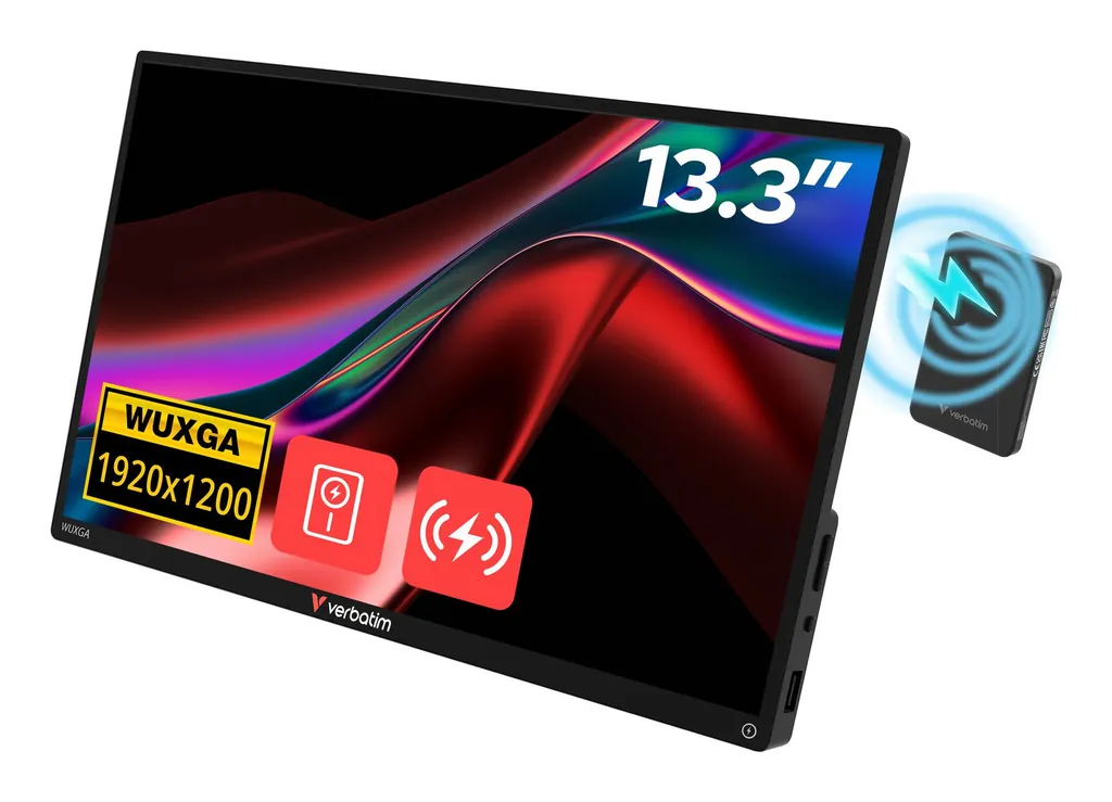 VERBATIM MONITOR PORTATILE TOUCH 13.3 WLESS POWER