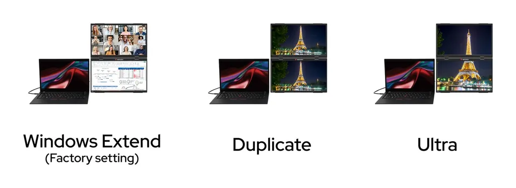 VERBATIM DUAL MONITOR PORTATILE 15,6 FHD - immagine 2