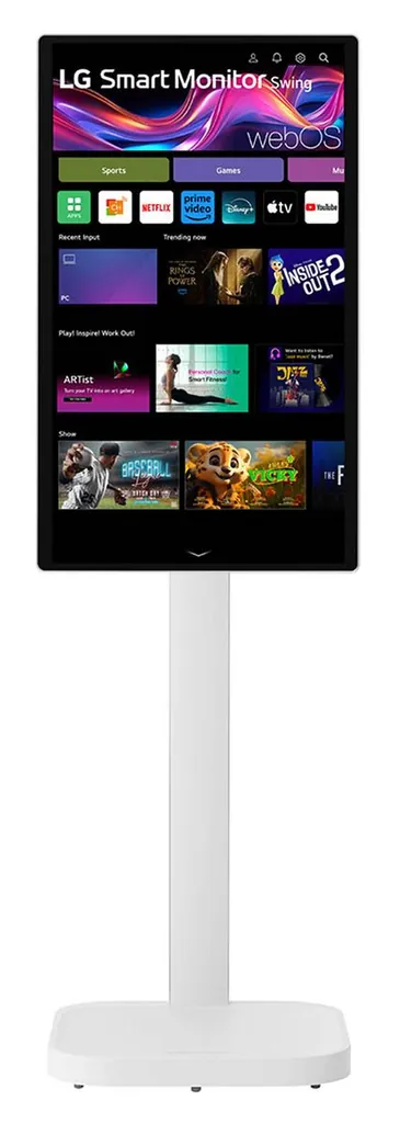 LG SWING 31,5 4k 16:9 IPS TOUCH base con rotelle - immagine 10
