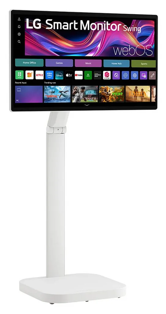 LG SWING 31,5 4k 16:9 IPS TOUCH base con rotelle - immagine 7
