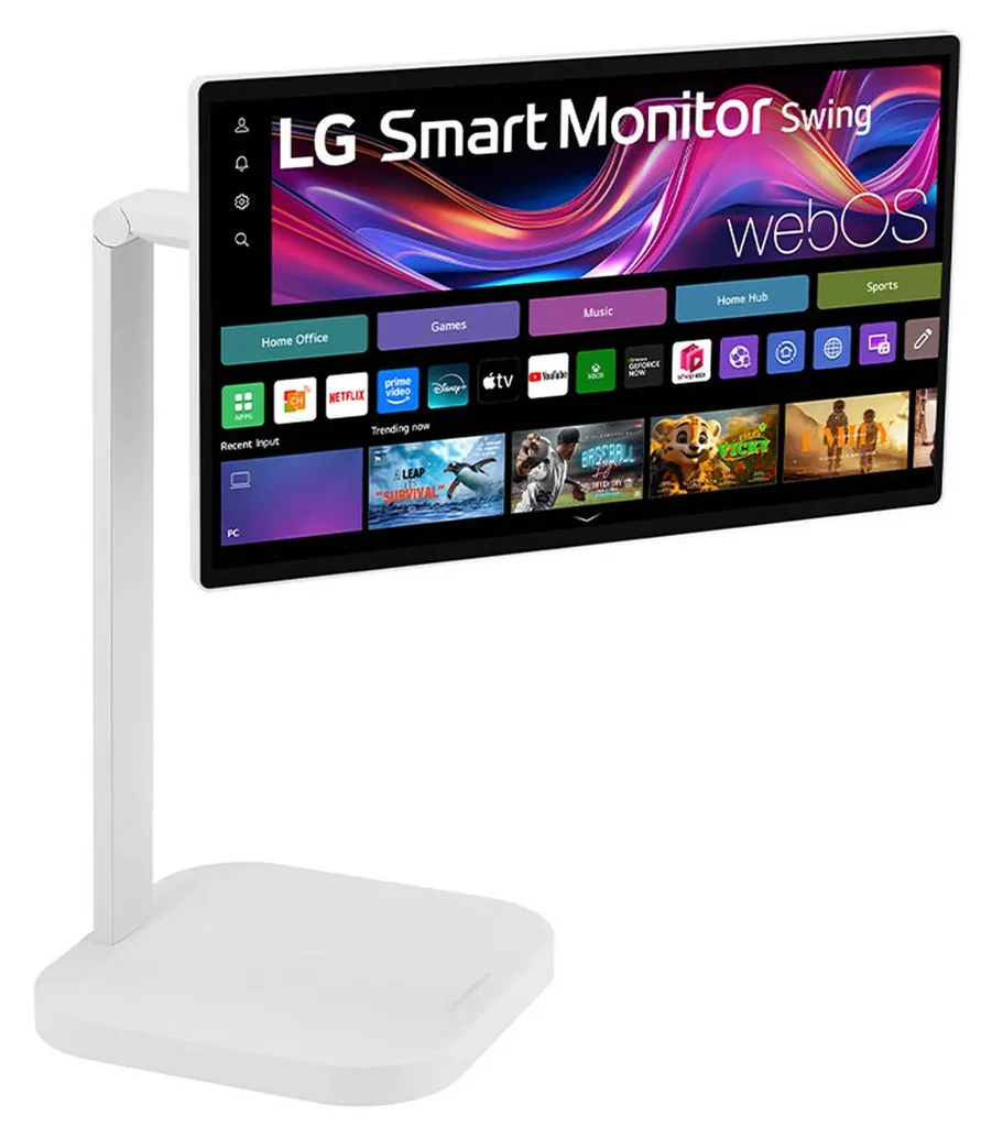 LG SWING 31,5 4k 16:9 IPS TOUCH base con rotelle - immagine 8