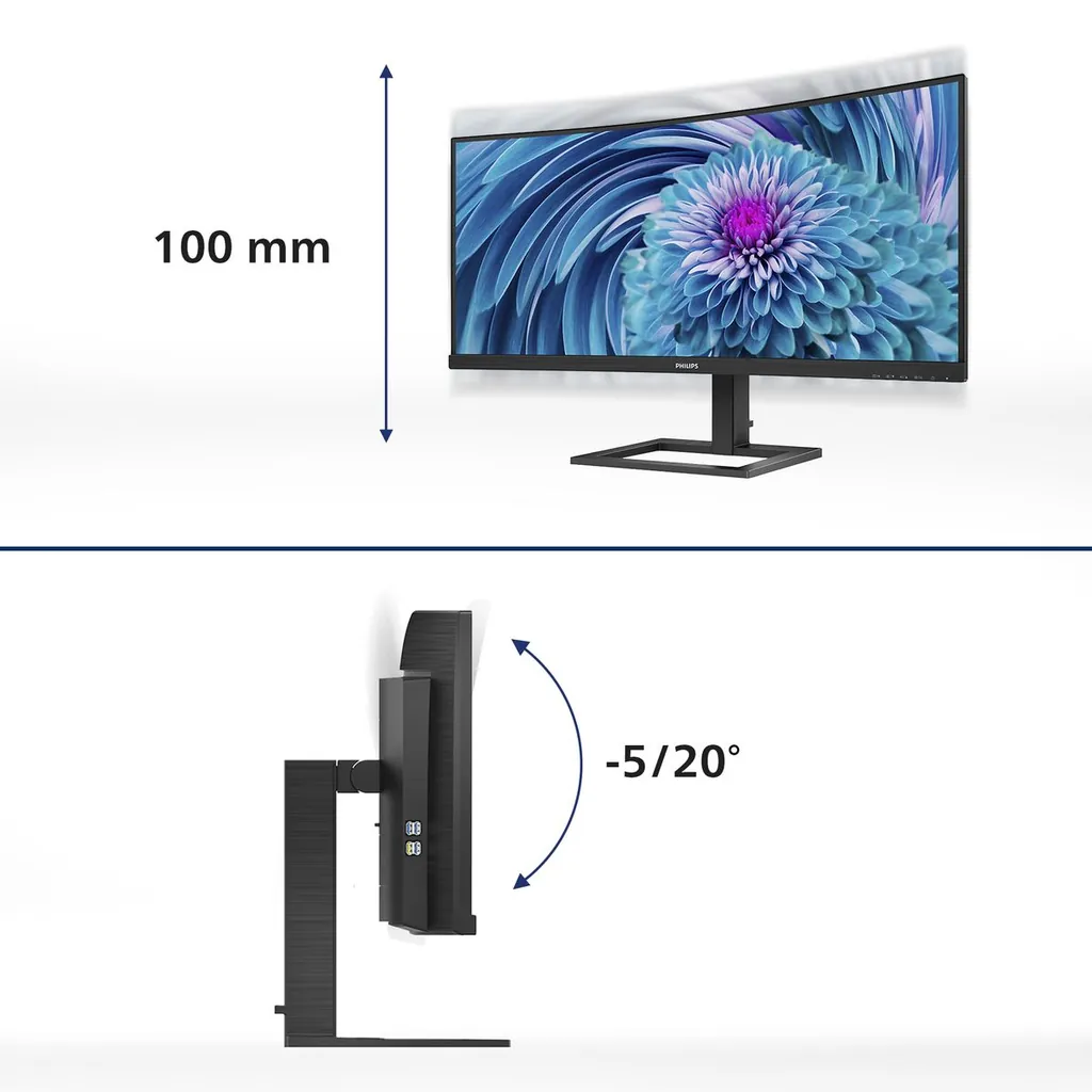34 21:9 CURVO 3440*1440 USB-C, DISPLAYPORT, HDMI - immagine 4