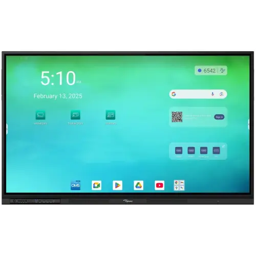 65 -ANDROID 14 4k 8/64gb google edla touch 2x20W