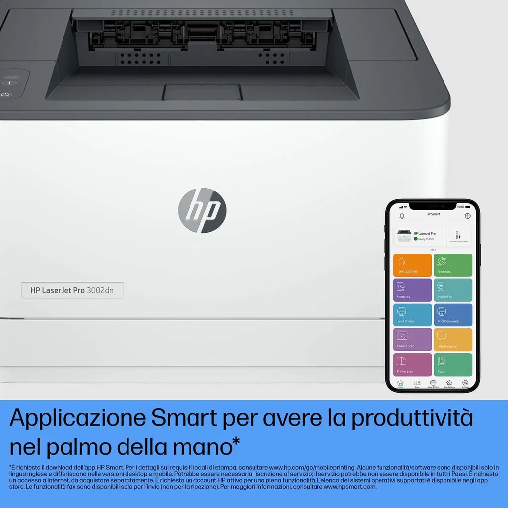 HP LASERJET PRO 3002DW 33PPM ETH WIFI USB F/R 1YW - immagine 10