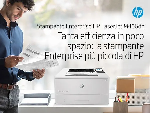HP LJ ENT M406DN 40PPM ETH USB F/R 1YW - immagine 52