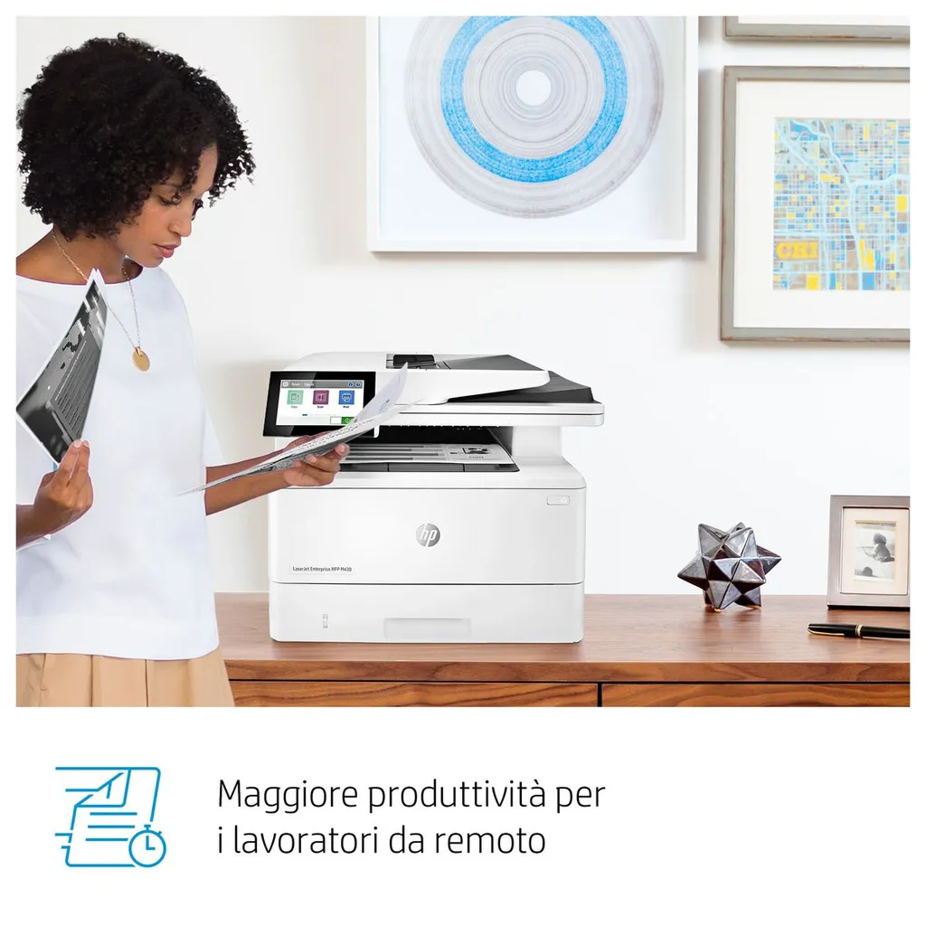 HP LJ ENT MFP M430F FAX 40PPM F/R ETH USB 1YW - immagine 36