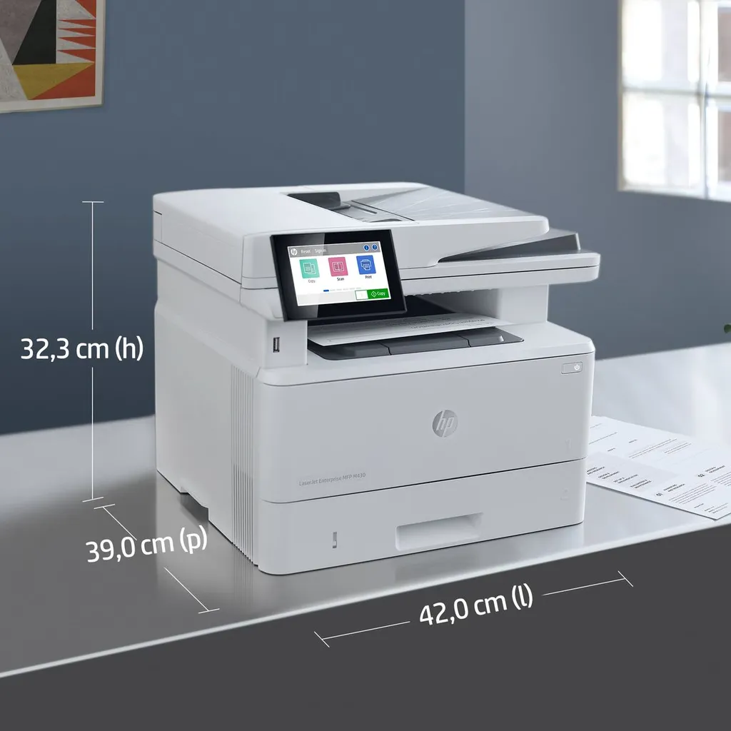 HP LJ ENT MFP M430F FAX 40PPM F/R ETH USB 1YW - immagine 49