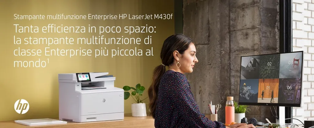 HP LJ ENT MFP M430F FAX 40PPM F/R ETH USB 1YW - immagine 53