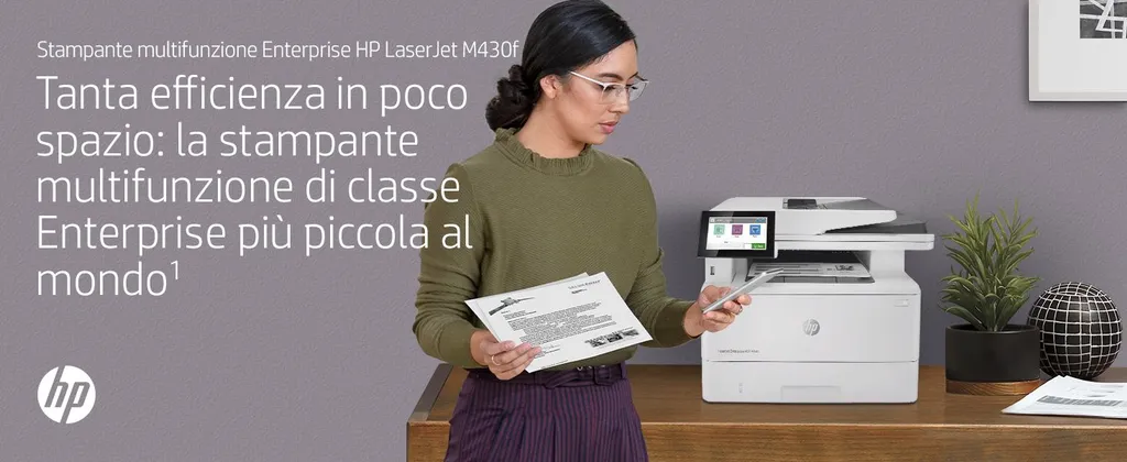 HP LJ ENT MFP M430F FAX 40PPM F/R ETH USB 1YW - immagine 76