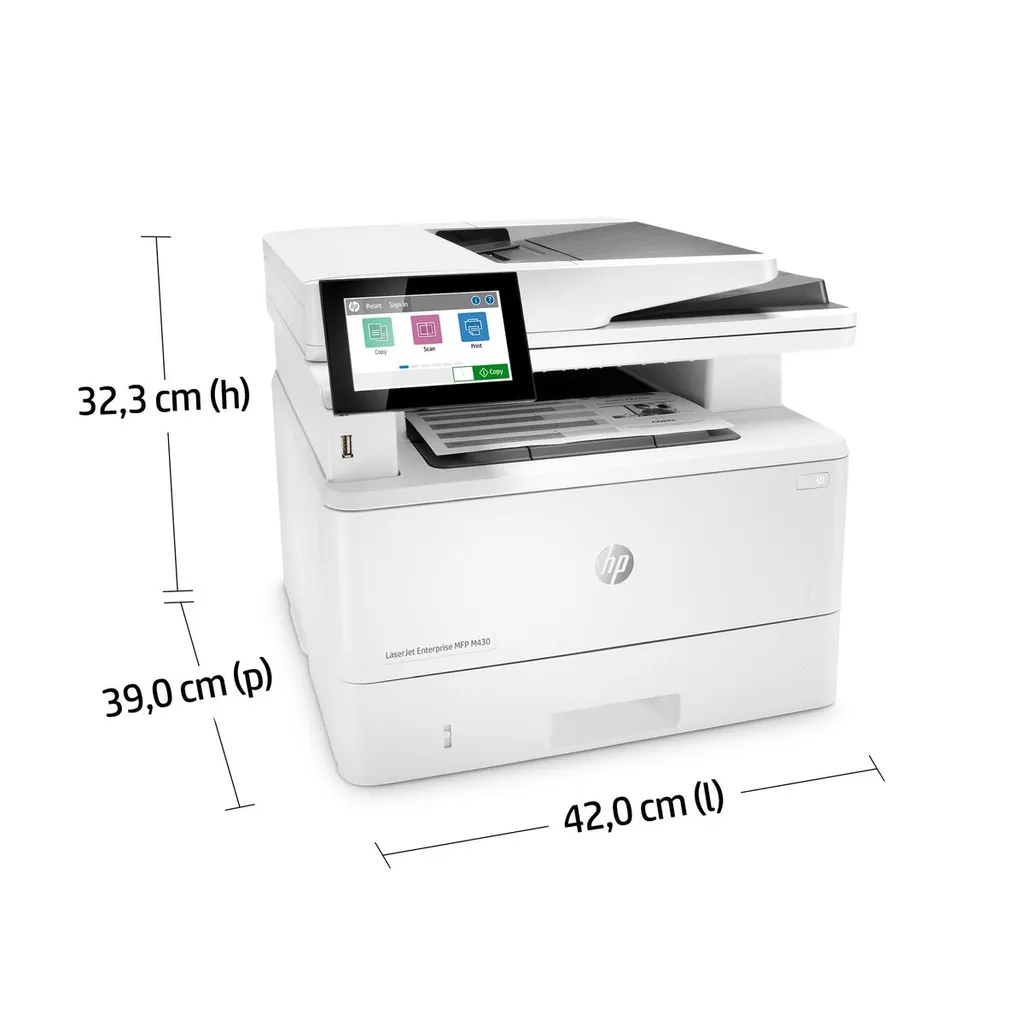 HP LJ ENT MFP M430F FAX 40PPM F/R ETH USB 1YW - immagine 80