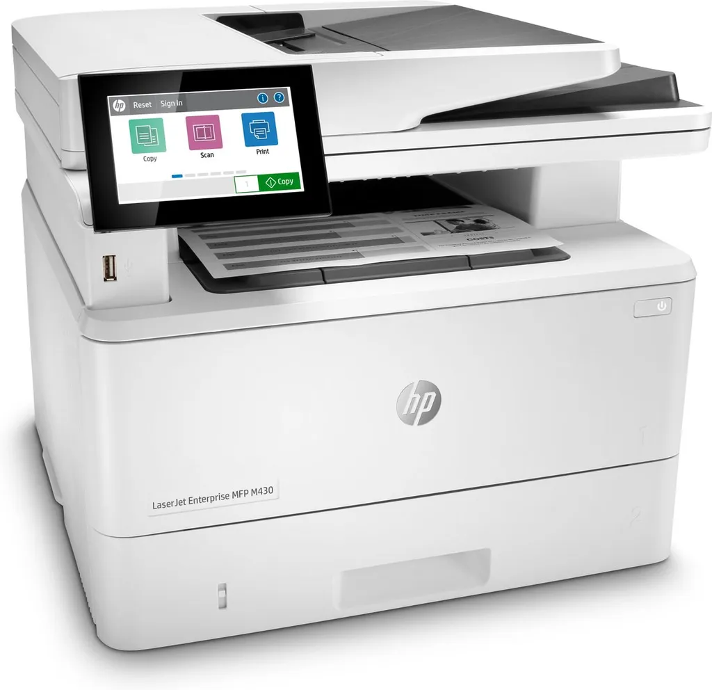 HP LJ ENT MFP M430F FAX 40PPM F/R ETH USB 1YW - immagine 9