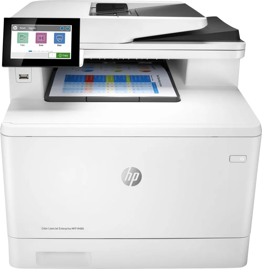 HP COL LJ ENT MFP FAX M480F 27PPM ETH ADF SCAN FR - immagine 2