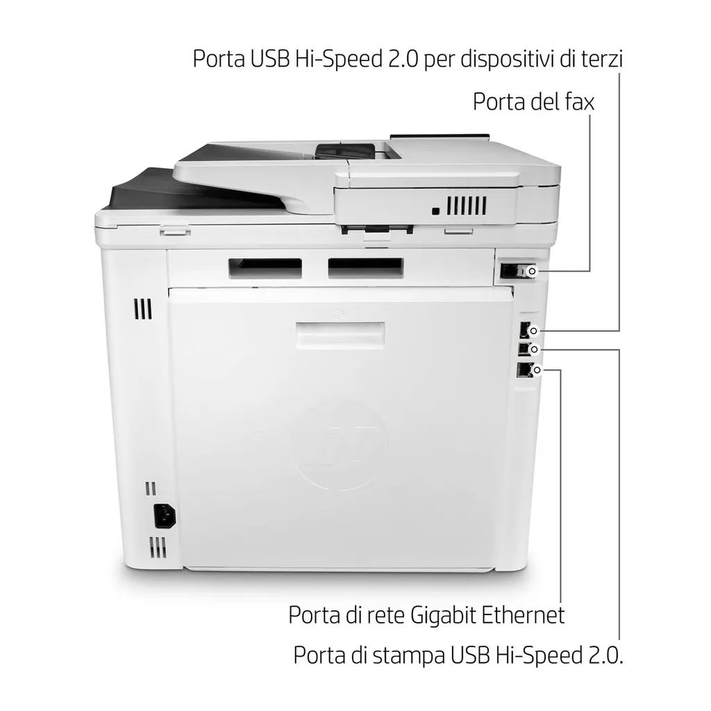 HP COL LJ ENT MFP FAX M480F 27PPM ETH ADF SCAN FR - immagine 20