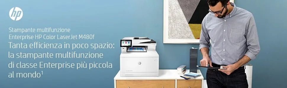 HP COL LJ ENT MFP FAX M480F 27PPM ETH ADF SCAN FR - immagine 24