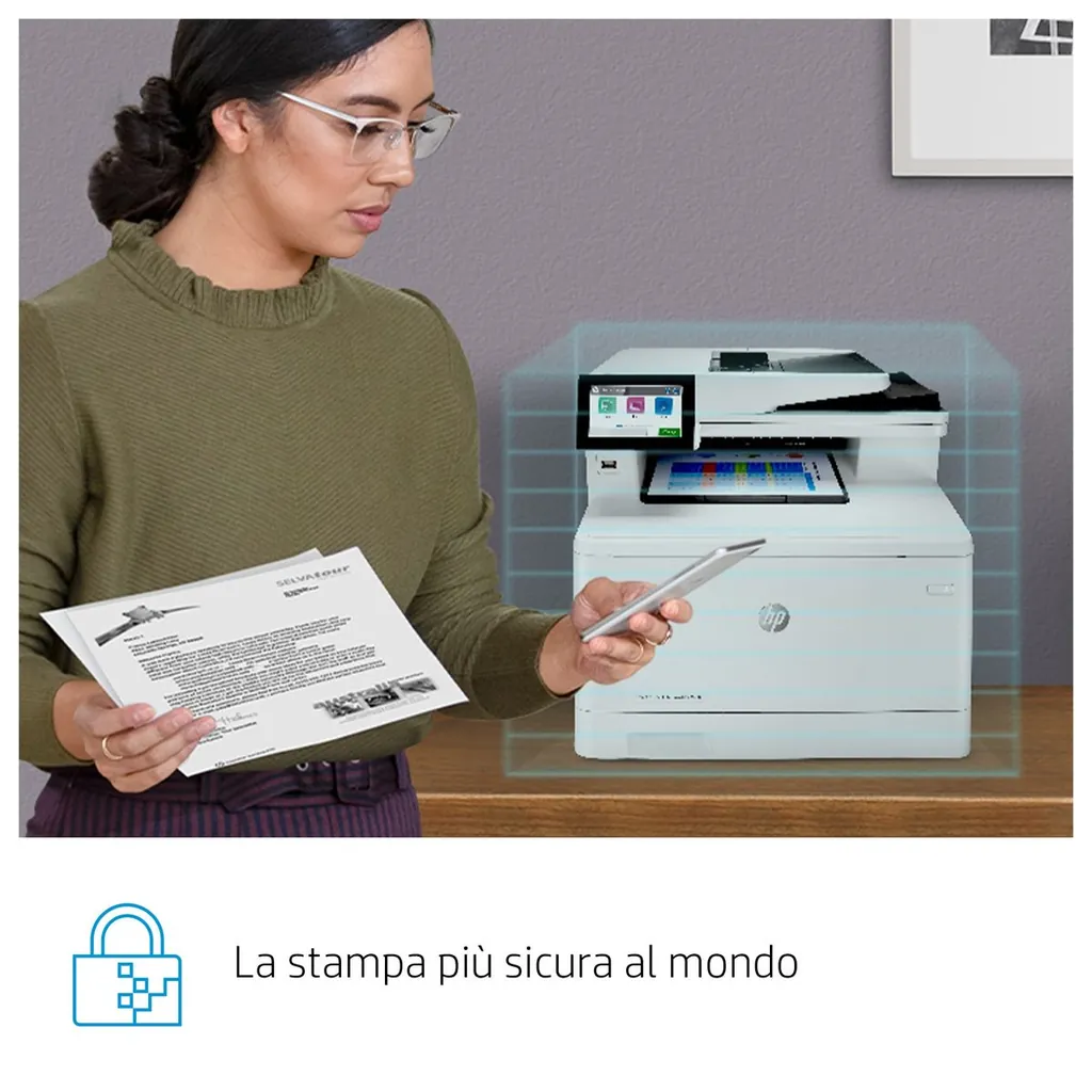 HP COL LJ ENT MFP FAX M480F 27PPM ETH ADF SCAN FR - immagine 30