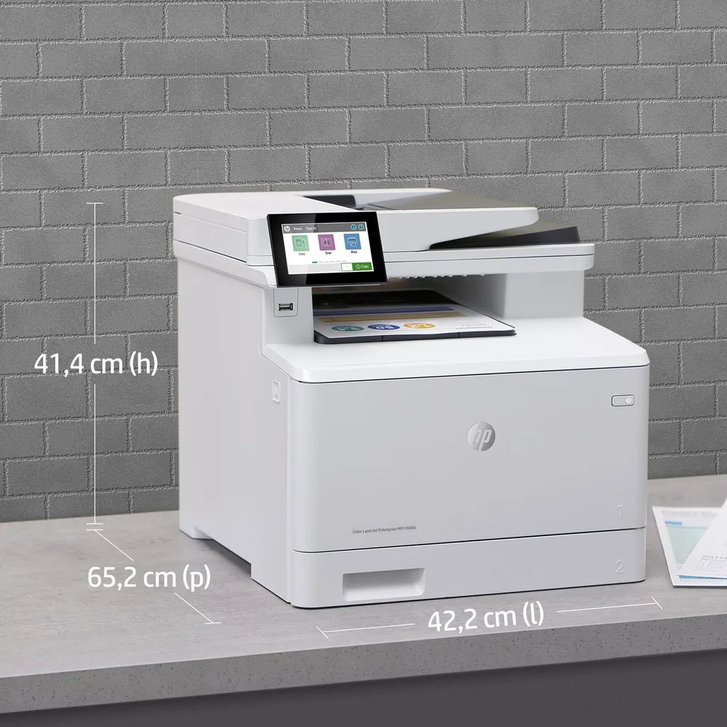 HP COL LJ ENT MFP FAX M480F 27PPM ETH ADF SCAN FR - immagine 38
