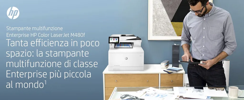 HP COL LJ ENT MFP FAX M480F 27PPM ETH ADF SCAN FR - immagine 62