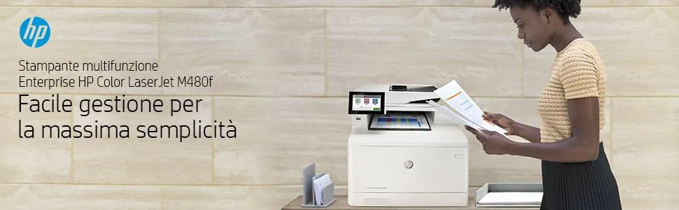 HP COL LJ ENT MFP FAX M480F 27PPM ETH ADF SCAN FR - immagine 66