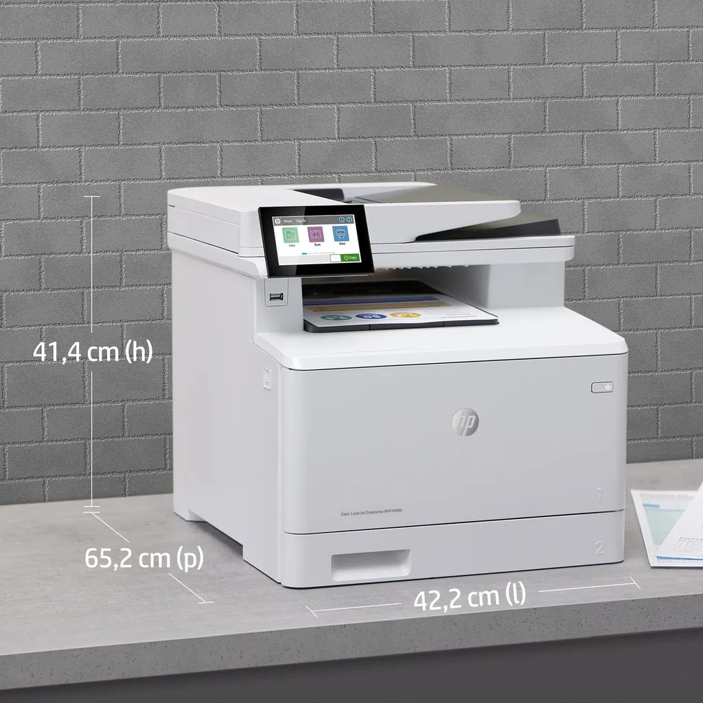 HP COL LJ ENT MFP FAX M480F 27PPM ETH ADF SCAN FR - immagine 70