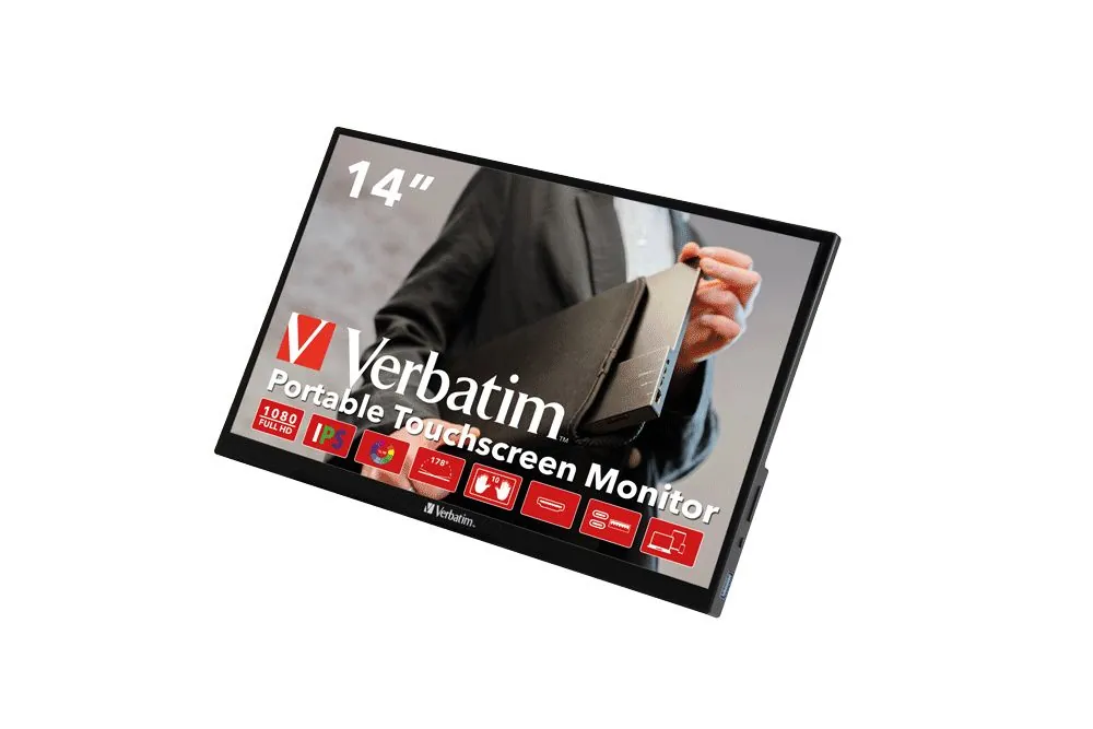 VERBATIM PMT-14 MONITOR PORTATILE TOUCH 14 FHD - immagine 4