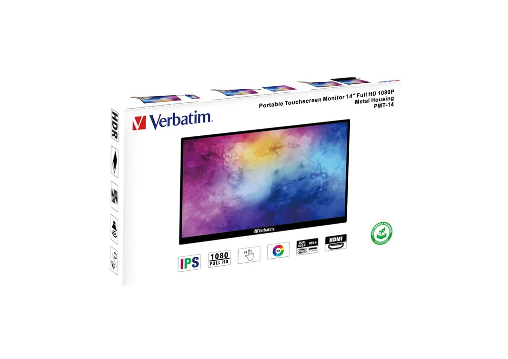 VERBATIM PMT-14 MONITOR PORTATILE TOUCH 14 FHD - immagine 6