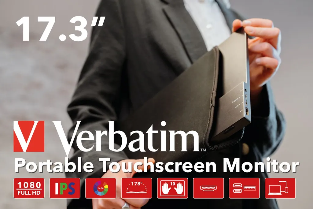 VERBATIM PMT-17 MONITOR PORTATILE TOUCH 17.3 FHD - immagine 14